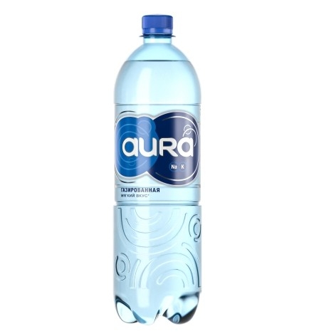 Вода питьевая Aura газированная 1,5л